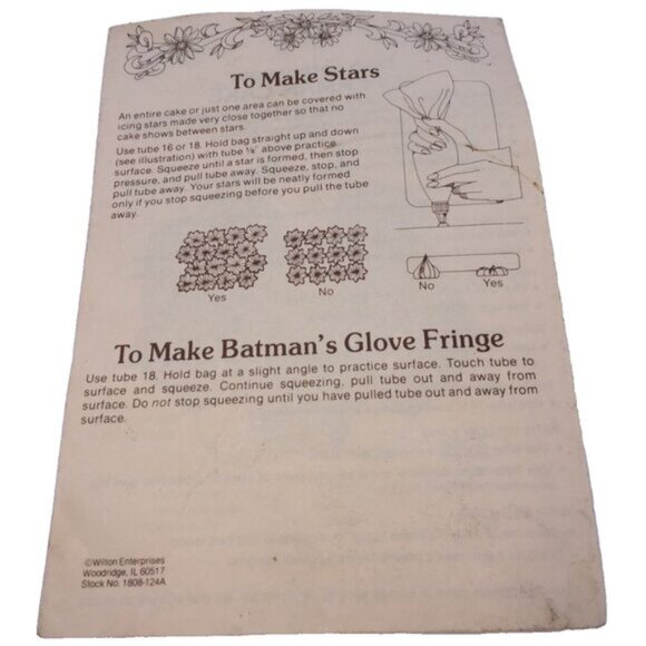 Superman DC Comics Birthday Party Cake Pan Wilton 502-1212 Instructions Vintage - Picture 10 of 12